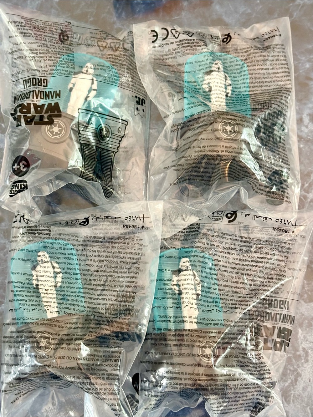 Burger King Mandalorian & Grogu - Stormtrooper Lot of 4 BRAND NEW SEALED